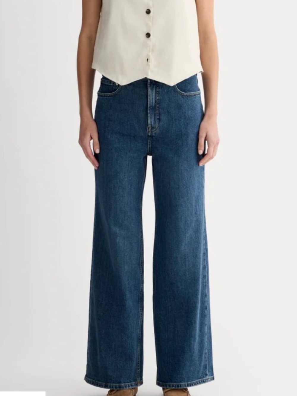 NWOT Everlane way high sailor jeans